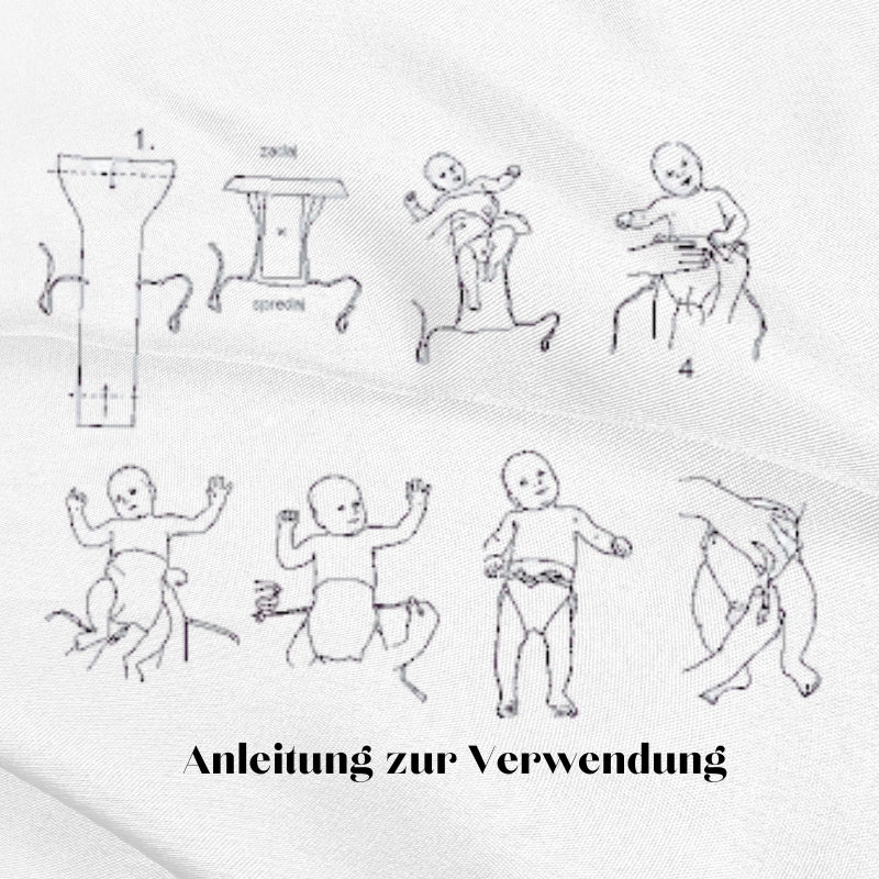 Baby Breit Wickeln Windeln für sanfte Hüftentwicklung, 100% Reine Baumwolle 3 Stk.