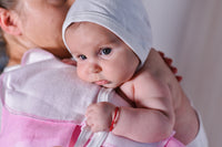 Baby Erstlingsmütze zum Binden